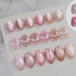 Kit com 6 Esmaltes em Gel de imã para efeito Cat Gloss 10ml cada (imã incluso) Coikaze